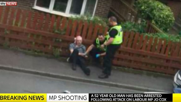Tommy Mair is arrested after British Labour MP was shot and stabbed to death.