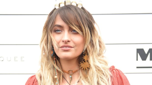 Paris Jackson at the Myer marquee on Melbourne Cup Day.