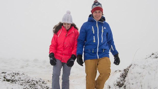 Snow fell across the Australian Alps this week.