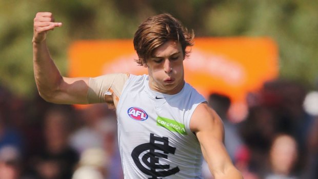 Caleb Marchbank will make his Carlton debut against Richmond