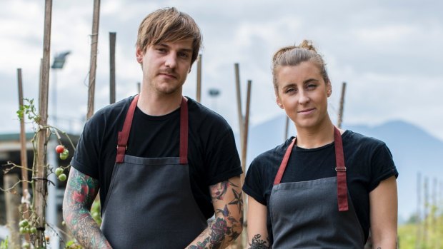 Chefs Matt Stone and Jo Barrett, from the Oakridge.