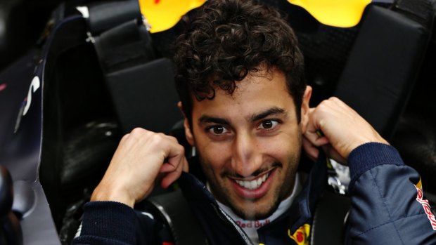 Full-on: Daniel Ricciardo has given a white-knuckle qualifying performance.