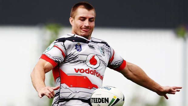 Moving on? Kieran Foran is expected to sign for the Bulldogs but the contract won't be registered by the NRL until the club proves it will be salary cap compliant in 2018.