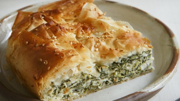 Frank Camorra: Spanakopita and fatoush salad for a leisurely weekend lunch