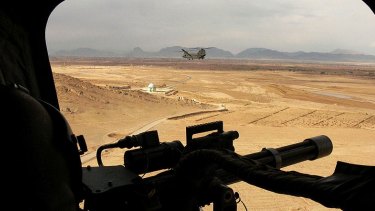 As the threat of improvised explosive devices increased, helicopters became the main mode of transport for Australian Special Forces in Afghanistan.