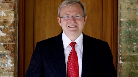 Former prime minster Kevin Rudd says the time has come to recognise Palestine.