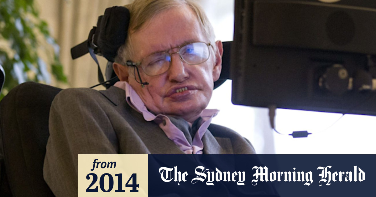 Stephen Hawking unveils new predictive speech platform, says AI 'could ...