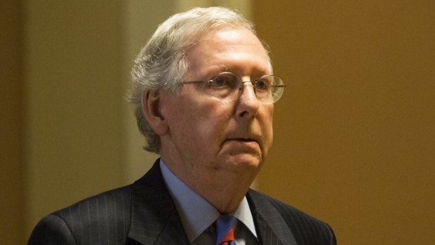 "This is clearly a disappointing moment': Senate Majority Leader Mitch McConnel.