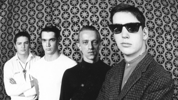 The Sunnyboys, from left, Peter Oxley, Bill Bilson, Richard Burgman and Jeremy Oxley in 1983.