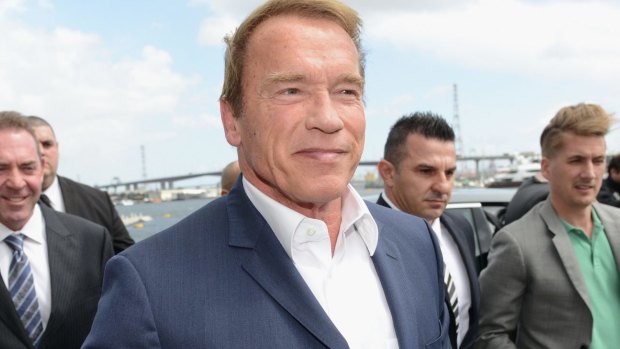 Arnold Schwarzenegger shared the video of the encounter on social media. 