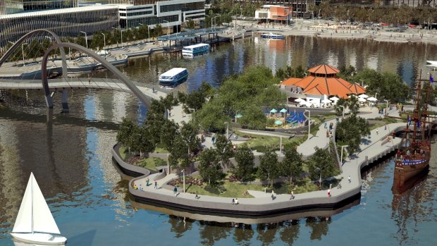 The final projected product of Elizabeth Quay looks great - but right now traders say it's a nightmare.