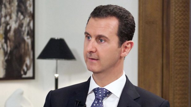 Syrian President Bashar al-Assad in Damascus in December. 