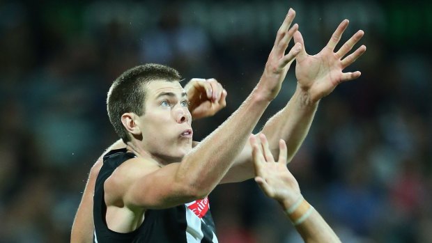 On the rise: Magpie Mason Cox.