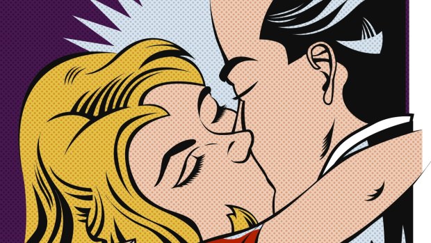 Illustration: Michael Whitehead after Roy Lichtenstein.

Michael Whitehead illustration for Money Extra.  Based upon Roy Lichtenstein's 1962 pop art piece "Kiss II" .
