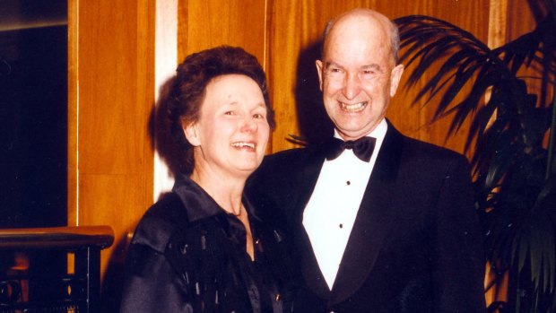 Paul Flannery with his wife, Rosemary.