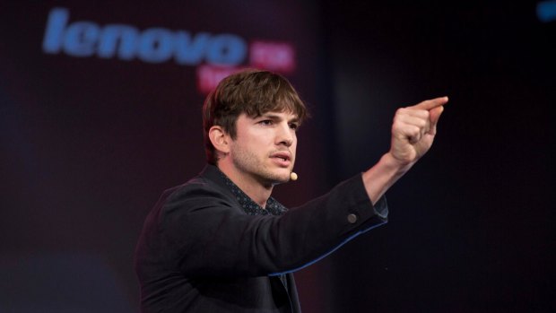 Ashton Kutcher says there are five big things in the tech world to look forward to.