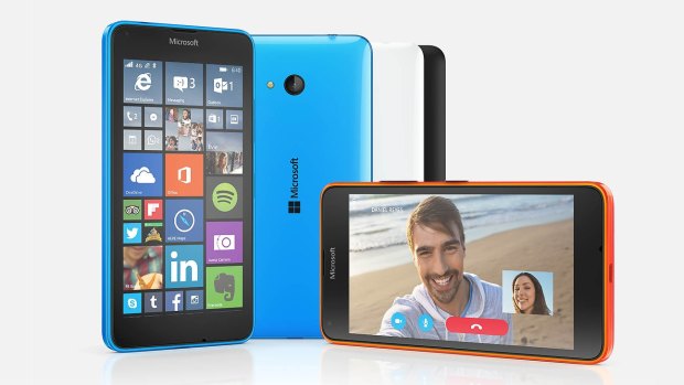 The Microsoft Lumia 640, which will be available in Australia for $299.