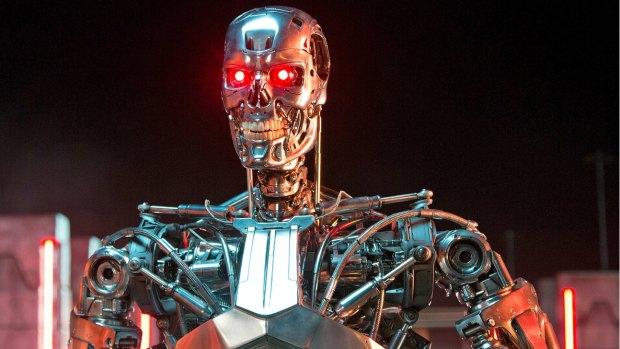 A robotics contest aims to provide a reality check on the rise of machines like this one from "Terminator Genisys".