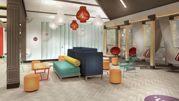 Artist's impression of the lounge at Tru.