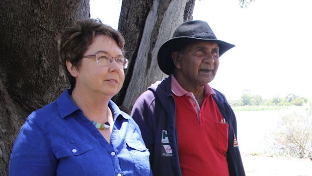 Sealin Garlett, pictured with Greens MP Lynn MacLaren, feels cast aside by the process. 