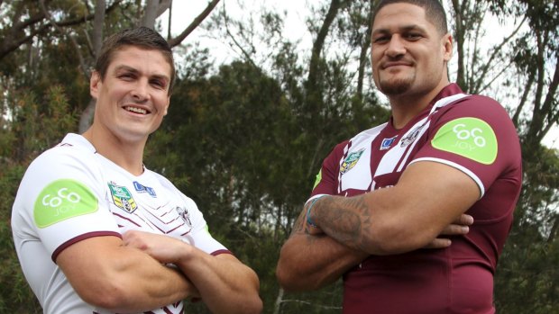 Freed Willie: Mason, right, promises to bring toughness to Manly's pack.