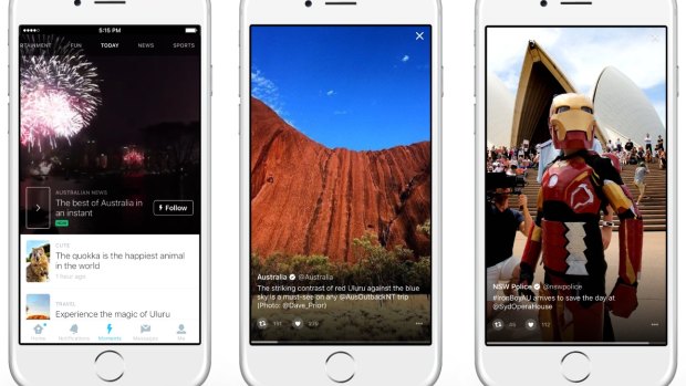 Moments are rolling out to Australian users on the web and through Twitter's apps.