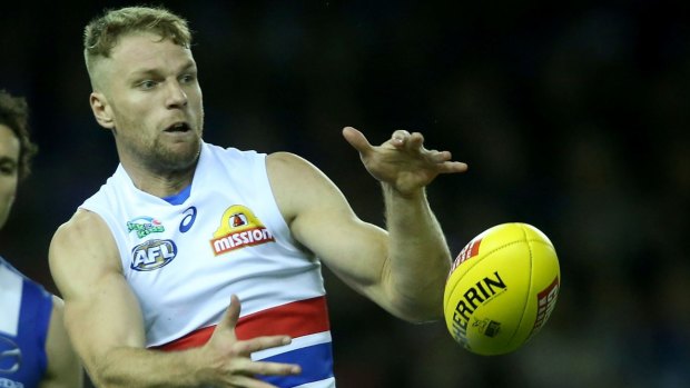 New tricks: Essendon are reported to be interested in signing Western Bulldogs forward Jake Stringer. 