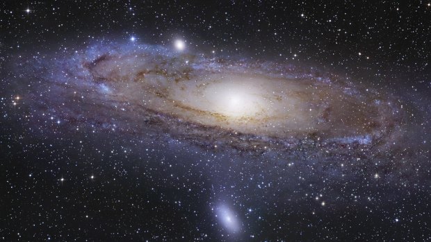 Andromeda galaxy.