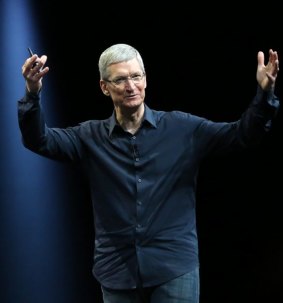 Tim Cook introduces Apple's operating system update iOS 8.