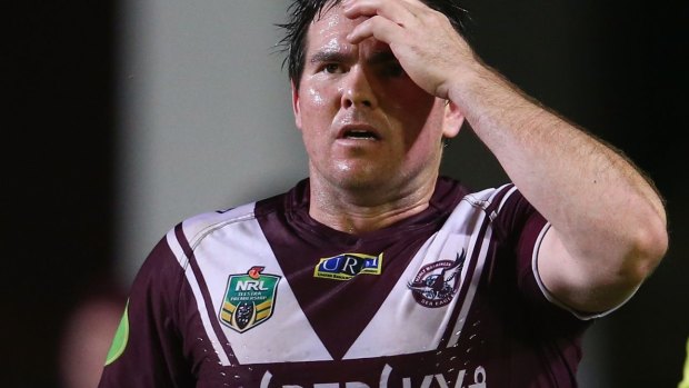 Bowing out: Manly skipper Jamie Lyon.