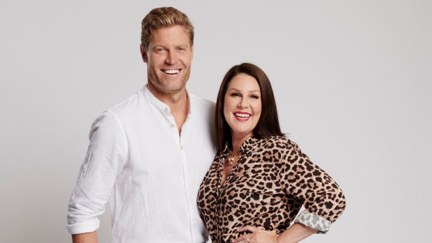 Dr Chris Brown and Julia Morris, hosts of "I'm A Celebrity ... Get Me Out Of Here!"