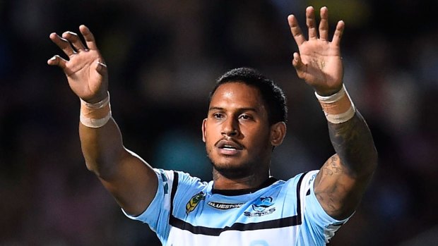 Selection scrap: Cronulla's Ben Barba is in the running for the fullback slot.