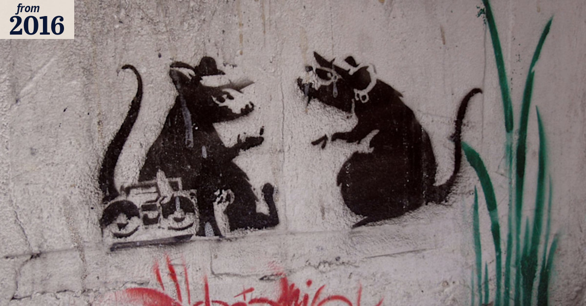 Banksy stencils 'destroyed' in AC/DC Lane construction works