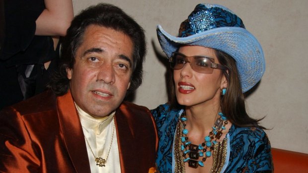 Walid Juffali and Christina Estrada during happier times at the launch of London nightclub Movida in 2005.