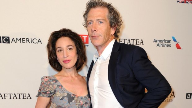 Mendelsohn with his soon-to-be ex-wife, author and director Emma Forrest, at the BAFTA Los Angeles Awards in 2016.