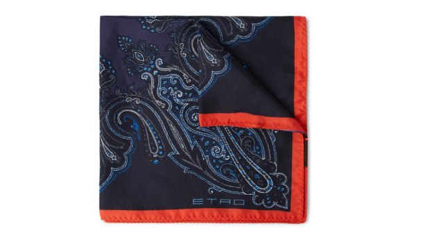 The power of the Etro pocket square. 