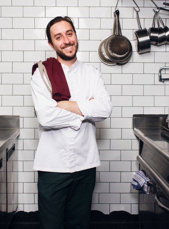 Chef Daniel Puskas at Sixpenny, one of two three-hatted Sydney restaurants for 2020.