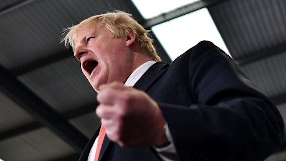 British Foreign Secretary Boris Johnson.