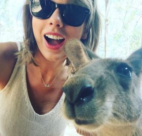 Instagram’s most popular user, Taylor Swift, with more than 58.3 million followers, shared this selfie, which was liked 2.2 million times.