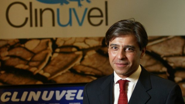 Shares in Clinuvel, run by Dr Phillippe Wolgen, surged as it moves closer to product launch.



