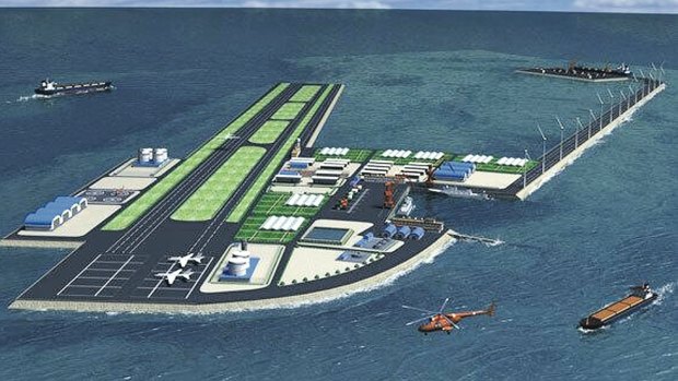 Artificial islands, like this one planned by China, are causing alarm around the South China Sea.