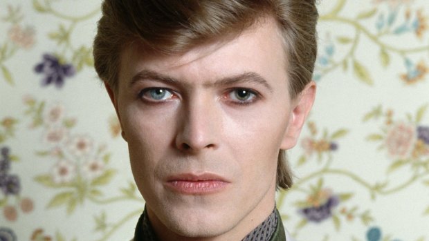 David Bowie in Paris in 1977. 