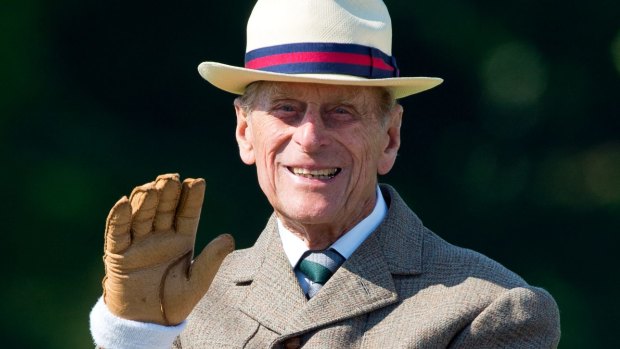 Prince Philip in 2014: He was born on a kitchen table in 1921.