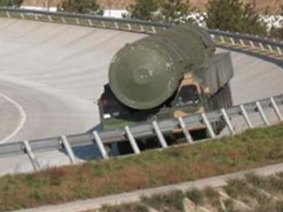 China's DF-41 ICBM can be mounted on a train.