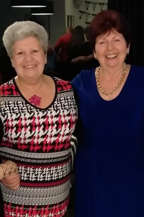 Neta Nallo (left) and Carole Batterham in a recent photograph.