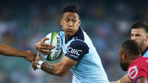 Tough to contain: Israel Folau is getting back to his best form.
