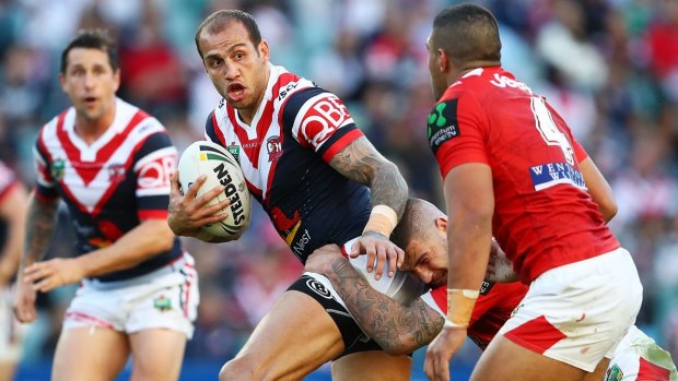 Temporary: Blake Ferguson is not the long term No.1 for the Roosters, says Trent Robinson.