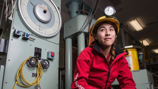Light at the start of her career: UNSW mining engineer Annette Au.