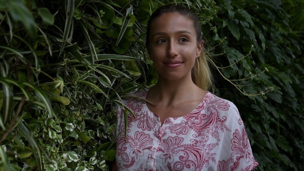 Behind the eight ball: Sophia Hatzis, 20, who believes Sydney's housing affordability crisis will mean she will rent all her life.