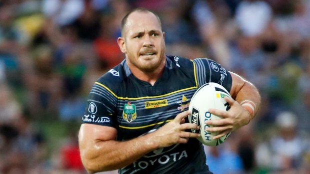 Shock return: Matt Scott has been named in North Queensland's squad to take on the Roosters.